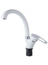 Смеситель для кухни, Эверест, с картриджем, белый, B59-0267