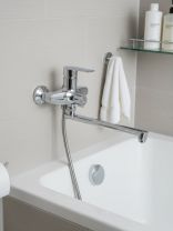 Смеситель для ванны, Solone, с картриджем, пластиковый корпус, PLA-7202