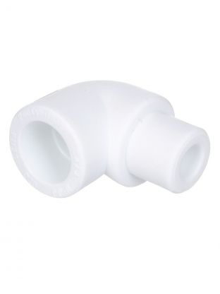 Уголок полипропилен, d20 мм, 90 °, внутренняя/наружная, белый, Valfex