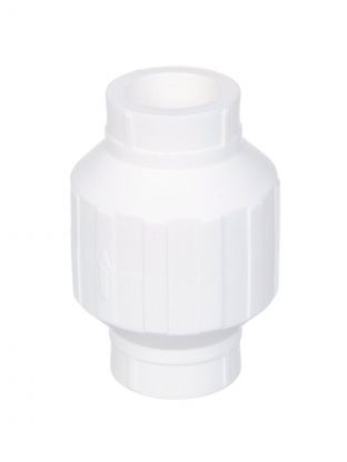 Клапан обратный полипропилен, d25 мм, белый, РосТурПласт