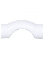 Обводное колено с муфтой полипропилен, d25 мм, белое, Valfex