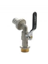 Кран водоразборный 3/4", со штуцером, Frap
