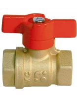 Кран для воды, 3/4", г-г, ручка-бабочка, БАЗ