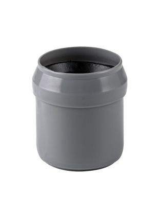 Редукция канализационная концентрическая, 50х40 мм, РосТурПласт, полипропилен, серая, 36632