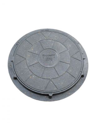 Люк канализационный 750х630х545х60 мм, 1.5т, 15 кН, полимер, ТТ000013105