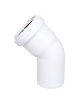 Уголок канализационный 50 мм, 45 °, РосТурПласт, белый, 24552