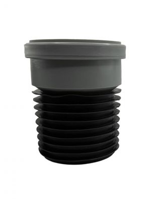 Муфта канализационная 110 мм, РосТурПласт, вставная, полипропилен, черная, 33484