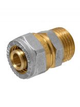 Металлопластиковая муфта d16х1/2'', наружная резьба, MasterProf, ИС.072551