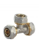 Металлопластиковый тройник d20 мм, с цангой, Frap, F303.2020