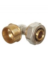 Металлопластиковый уголок d20х3/4", наружная резьба, Frap, F308.2005