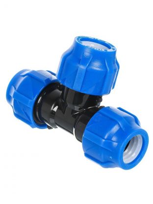 ПНД тройник 20-20-20, внутренняя резьба, Valfex