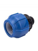 ПНД муфта d25х1/2'', наружная резьба, соединительная, Valfex