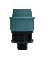 ПНД муфта d25х3/4", наружная резьба, ITAL