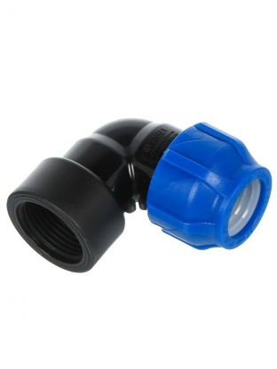 ПНД уголок d25х1", внутренняя резьба, Valfex