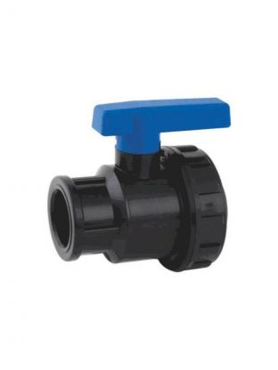 ПНД кран 1" 1/2, внутренняя резьба, РосТурПласт