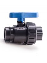 ПНД кран 1", внутренняя резьба, РосТурПласт