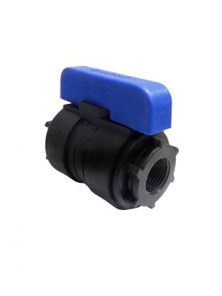 ПНД кран 1"-3/4", внутренняя/внутренняя, шаровой, Valfex, 1210011100034