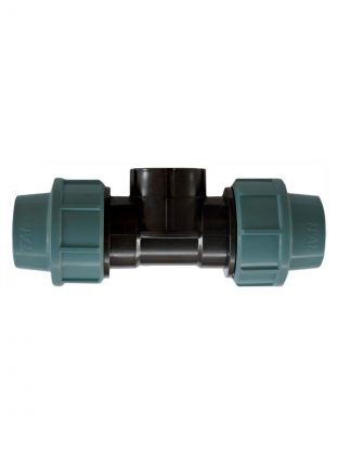 ПНД тройник d40х1", внутренняя резьба, ITAL