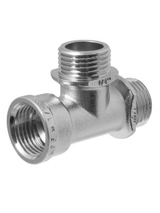 Тройник 1/2'', г-ш-ш, латунь, индивидуальная упаковка, MasterProf