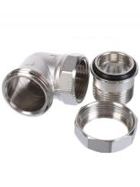 Американка 1", г-ш, никель, угловая, индивидуальная упаковка, РосТурПласт