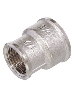 Муфта 1" 1/4х1" 1/2, никель, РосТурПласт