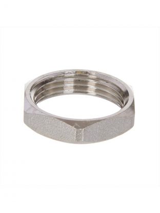 Контргайка 1" 1/2, никель, РосТурПласт