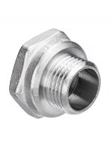 Переходник 1 1/2'' x 2", ш-г, латунь, AquaLink