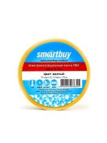 Изолента ПВХ, 15 мм, желтая, 10 м, Smartbuy, SBE-IT-15-10-y