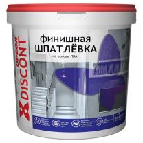 Шпатлевка Ореол, Дисконт, ПВА, финишная, для внутренних работ, белая, 3 кг