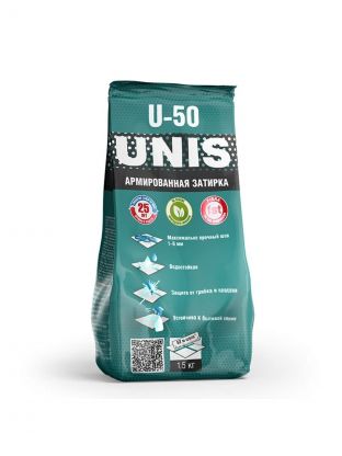 Затирка для швов Unis, U-500 SUPERFLEX, 1.5 кг, бежевая