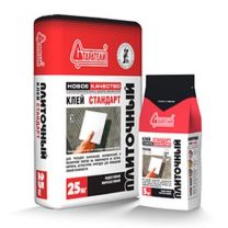 Клей плиточный Старатели, Стандарт, 5 кг, серый, 6/216