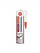 Герметик силиконовый, универсальный, Технониколь, 280 мл, белый
