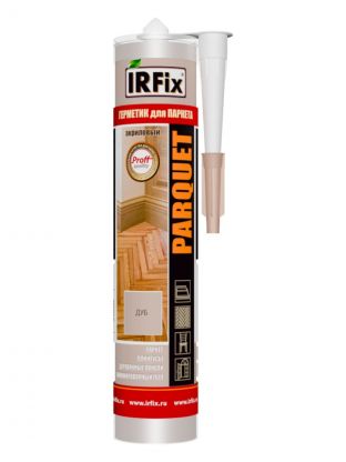 Герметик акриловый, для паркета, Irfix, Parquet, 20023, 310 мл, дуб
