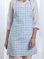Фартук 60х70 см, 100% хлопок, без кармана, Silvano, Клетка