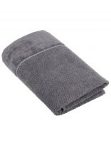 Полотенце банное 70х140 см, 100% хлопок, 470 г/м2, Амур, Silvano, серое, Узбекистан