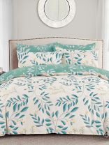 Постельное белье 2-спальное, простыня 200х220 см, 2 наволочки 50х70 см, пододеяльник 175х215 см, Silvano, поплин, Ветви Мультиколор, 22/412-PC/SL