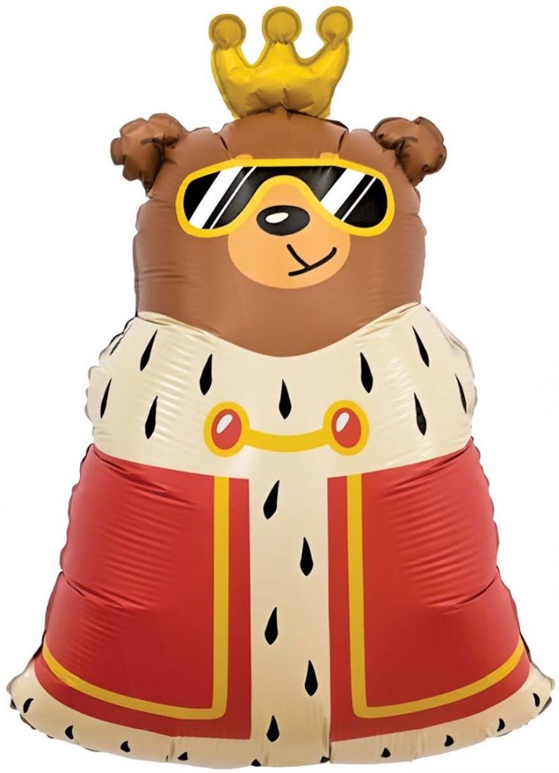 Просто царь шар фигурный фольгированный с гелием