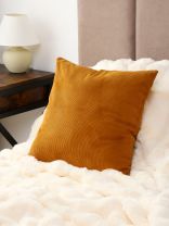 Наволочка декоративная Велюр, 100% полиэстер, 45 х 45 см, горчица, A130033