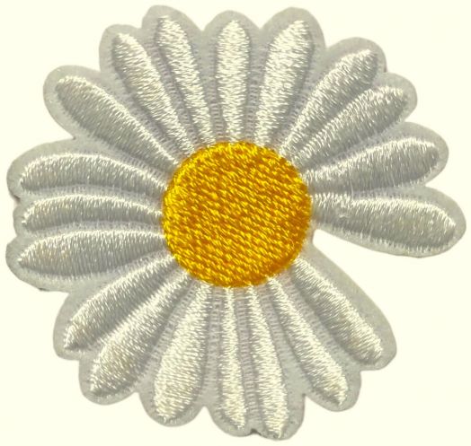 Термоаппликация Ромашка 42мм х 42мм МТ-1844.1364