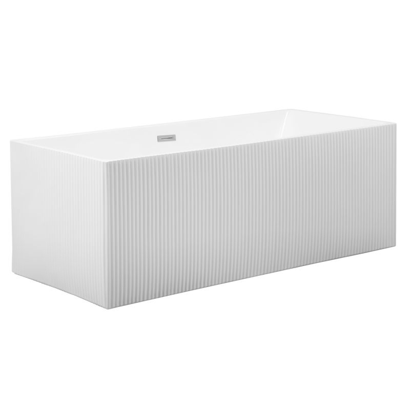 Ванна акриловая Azario KATRINA 150x75 отдельностоящая, рифленая, AZ-6601C-15075