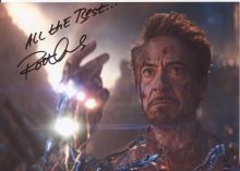 Автограф: Роберт Дауни мл. Железный человек. Мстители: Финал