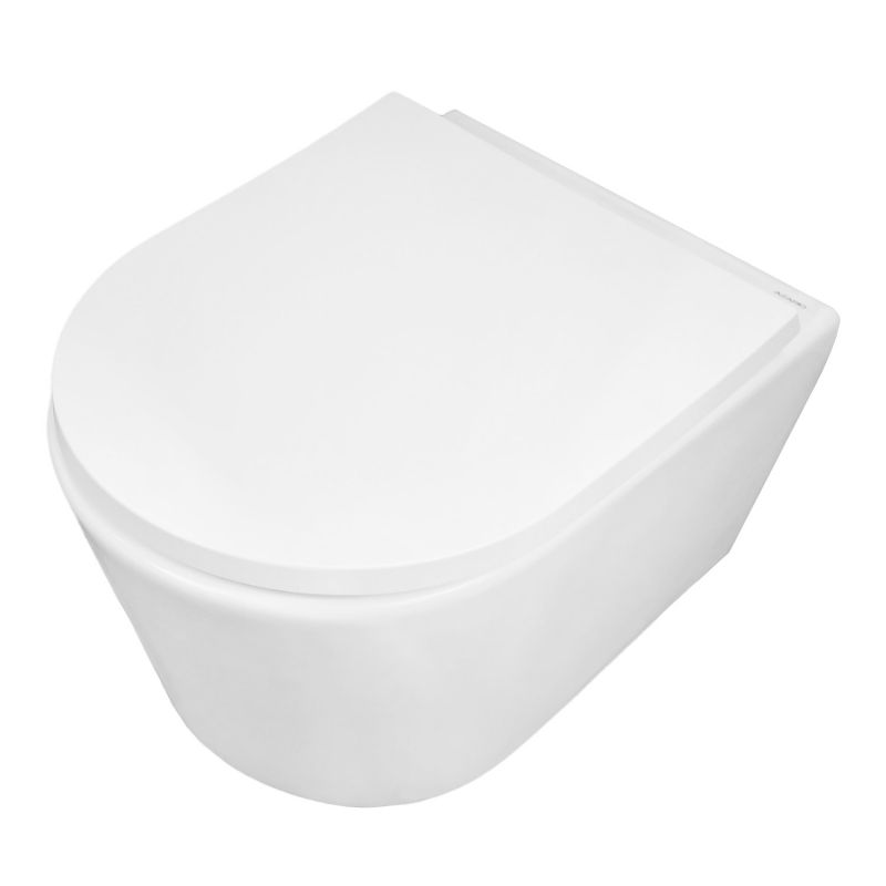 Унитаз подвесной Azario Velo 490х360х360 безободковый, смыв скрытое торнадо, AZ-1273WHD