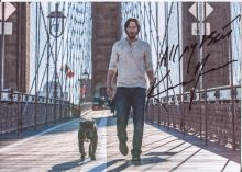 Автограф: Киану Ривз. Джон Уик