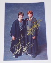 Автографы: Дэниэл Рэдклифф, Руперт Гринт. "Гарри Поттер"