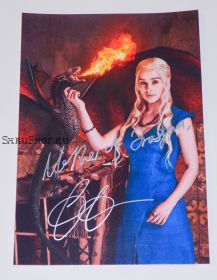 Автограф: Эмилия Кларк. Игра престолов / Game of Thrones
