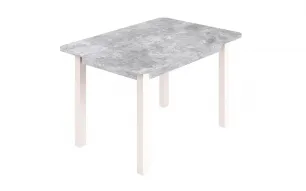 Стол ЛДСП (ш1000*г700*в750мм) Цемент светлый ,опоры белые