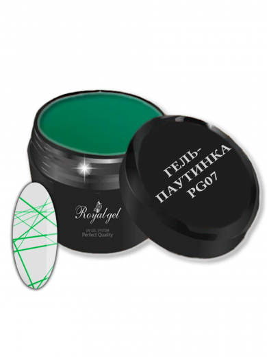 PG07 "SPIDER GEL" гель паутинка зеленая