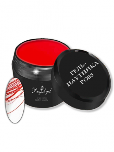 PG05 "SPIDER GEL" гель паутинка красная