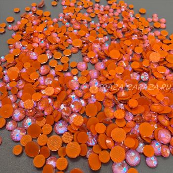 A2 Стразы ГОРЯЧЕЙ Фиксации Peach_Delight Mix