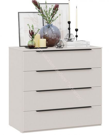 Комод «Порто» - ТД-393.04.01 Кашемир сатин, Кашемир матовый